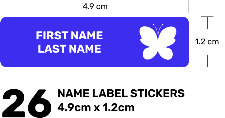 Name Labels - Medium Stickers